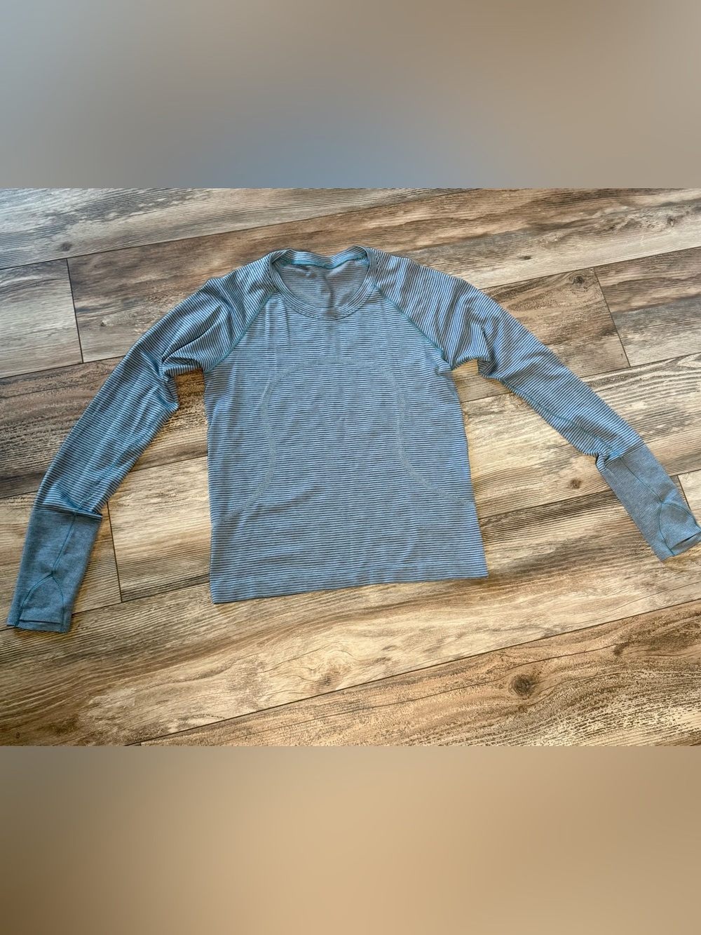 lululemon athletica Swiftly Tech Long Sleeve Top in Heathered Blue-Gray